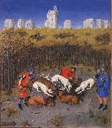 Les trs riches heures du Duc de Berry: December (detail) dg